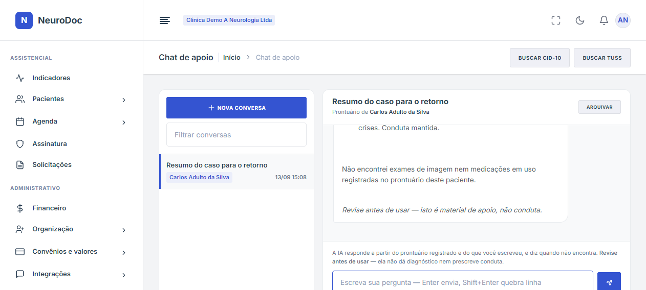 Conversa aberta